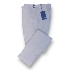 Pantaloni Rota lino perla