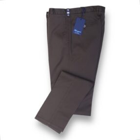 Pantaloni Rota cotone drill marroni