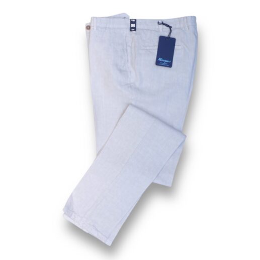Pantaloni Rota lino perla