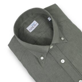 Camicia Aire lino verde