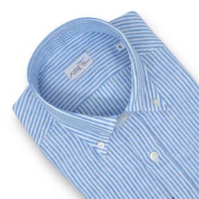 Camicia Aire righe azzurre