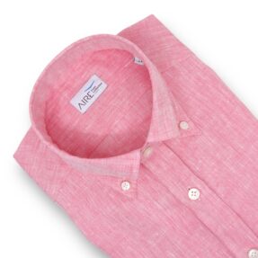 Camicia Aire lino rosa