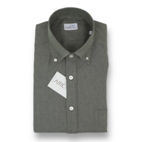 Alternative view of Camicia Aire lino verde