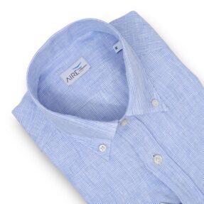 Camicia Aire righine celesti