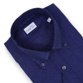 Camicia Aire lino blu